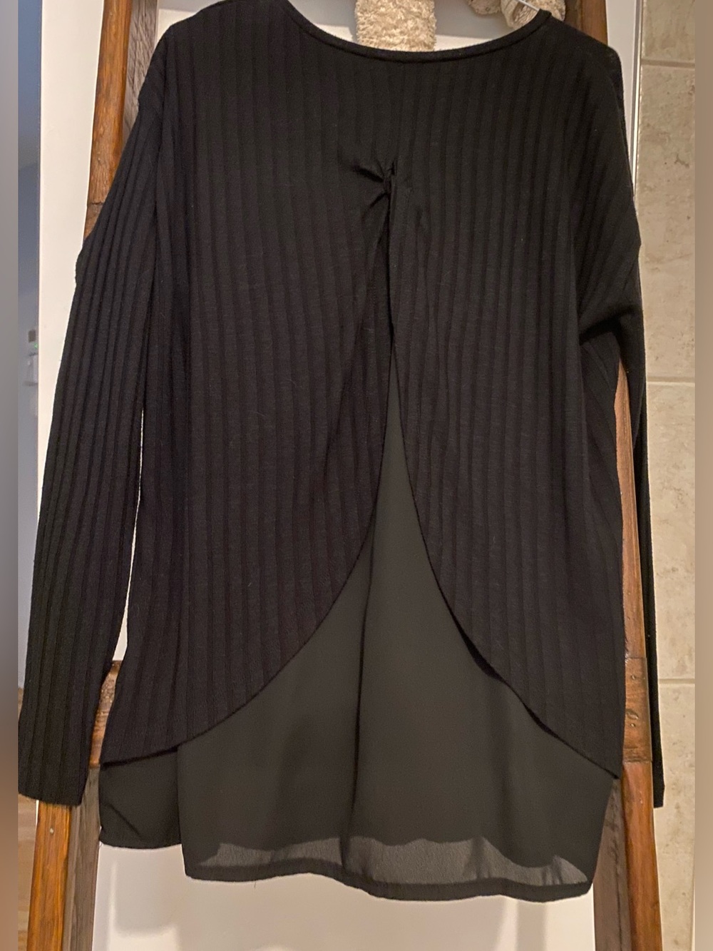 Black Women's Tunic Top